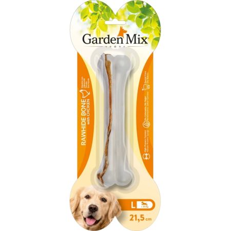 Garden Mix Tavuklu Deri Kemik Köpek Ödülü 21,5cm