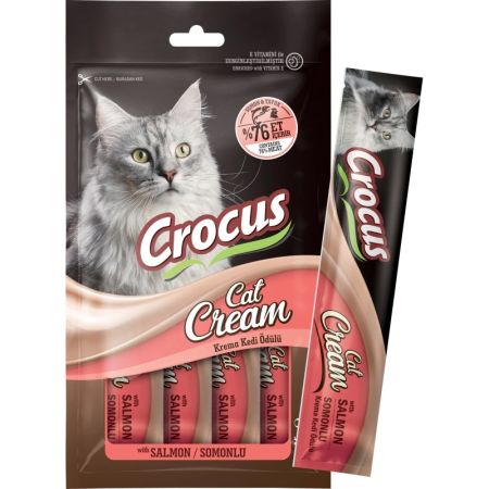 Crocus Somonlu Krema Kedi Ödülü 4x15g