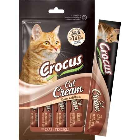 Crocus Yengeçli Krema Kedi Ödülü 4x15gr