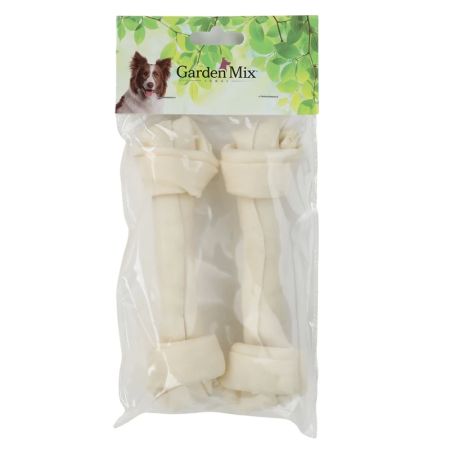 Garden Mix Beyaz Düğümlü Derı Kemık 7-7,5” – 2'lı