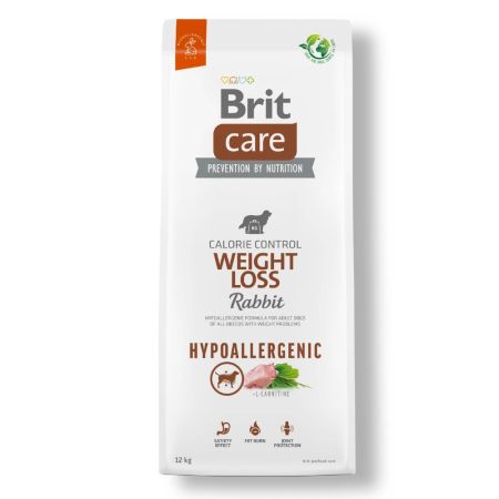 Brit Care Hipoalerjenik Weight Loss Tavşan Etli Kilo Dengeleyici Yetişkin Köpek Maması 12 kg