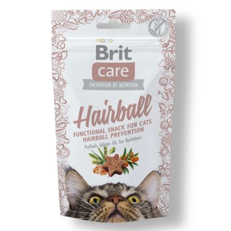 Brit Care Hairball Tüy Yumağı Önleyici Tahılsız Kedi Ödül Maması 50 gr