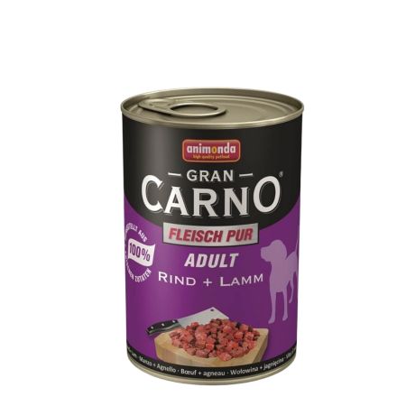 Animonda GranCarno Sığır Etli ve Kuzu Etli Yetişkin Köpek Konservesi 400gr