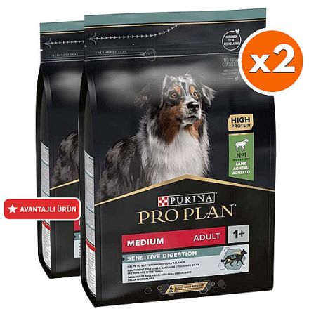 Pro Plan Kuzu Etli Hassas Sindirim Köpek Maması 3 Kg x 2 Adet