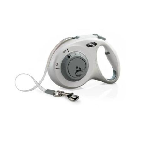 Flexi Select Açık Gri 7 MT Otomatik Şerti Tasma