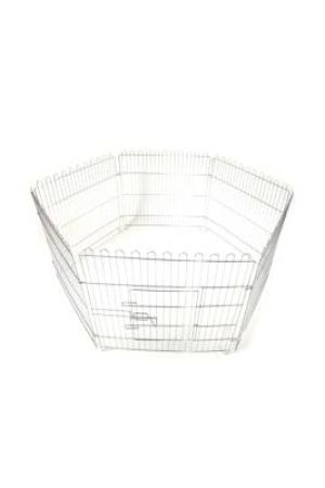 EuroGold Küçük Köpekler İçin Tel Panel Oyun Alanı 59 cm x 63 cm 6 panel