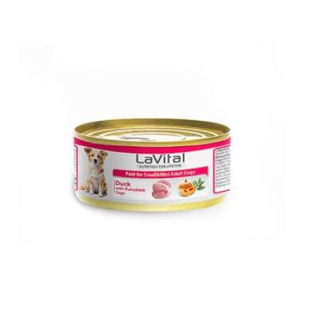 LaVital Ördekli Bal Kabaklı ve Ada Çaylı Küçük Irk Yetişkin Köpek Konservesi 85 Gr