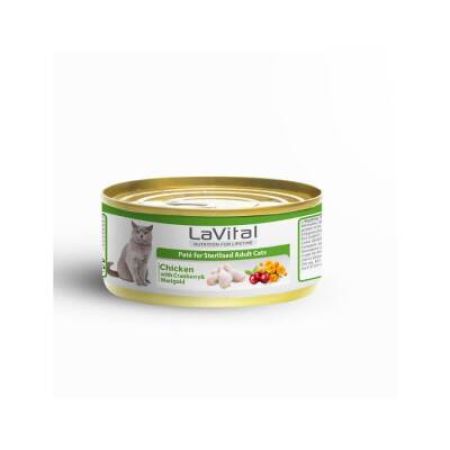 LaVital Tavuklu Kızılcıklı Yetişkin Kedi Konservesi 85 Gr