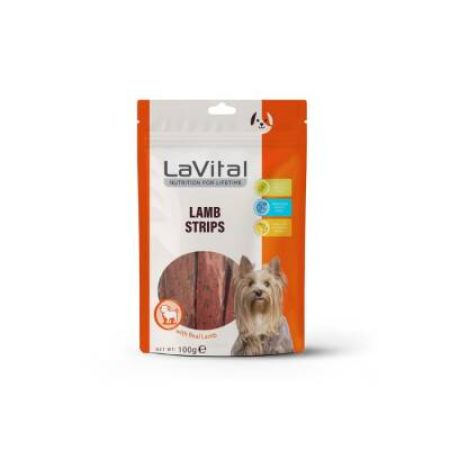LaVital Kuzu Etli Şerit Köpek Ödülü 100 Gr