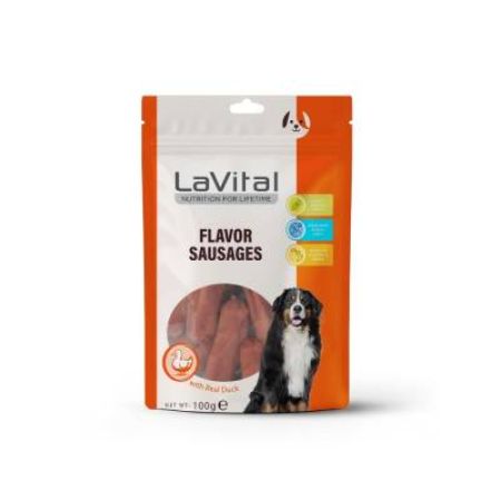 LaVital Ördek Etli Sosis Köpek Ödülü 100 Gr
