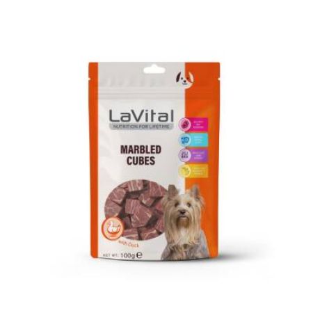 LaVital Ördek Etli Küp Köpek Ödülü 100 Gr