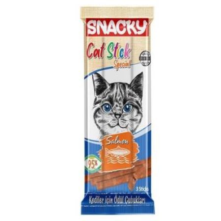 Snacky Somonlu Stick Kedi Ödülü 3 X 5 Gr