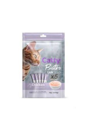 Catty Bistro Tavuklu Kısır Kedi Krema Ödülü 5 x 14 Gr