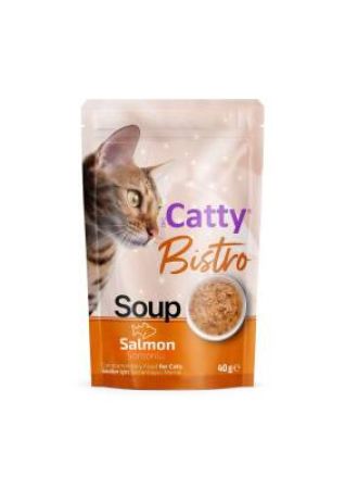 Catty Bistro Somonlu Kedi Çorbası 40 Gr
