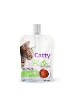 Catty Bistro Kuzulu Yetişkin Kedi Krema Ödülü 100 Gr