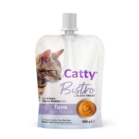 Catty Bistro Ton Balıklı Yavru Kedi Krema Ödülü 100 Gr