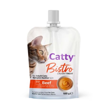Catty Bistro Dana Etli Yetişkin Kedi Krema Ödülü 100 Gr