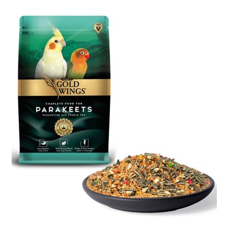 Gold Wings Premium Paraket, Sultan ve Cennet Papağanı Yemi 1 kg