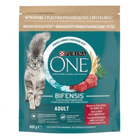 Purina One Sığır Etli Yetişkin Kedi Maması 800gr