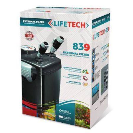 Life Tech Dış Filtre Siyah Kova İçi Dolu 1500 L/H