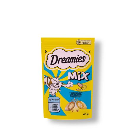 Dreamies Somonlu ve Peynir Dolgulu Bisküvi Kedi Ödül Maması 60 gr