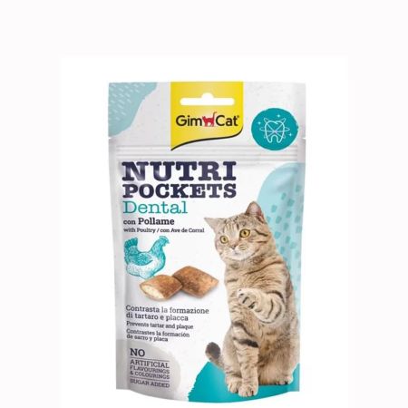 GimCat Nutri Pockets Dental Kedi Ödül Maması 60 gr