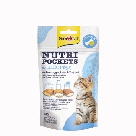 GimCat Nutri Pockets Junior Mix Yavru Kedi Ödül Maması 60 gr