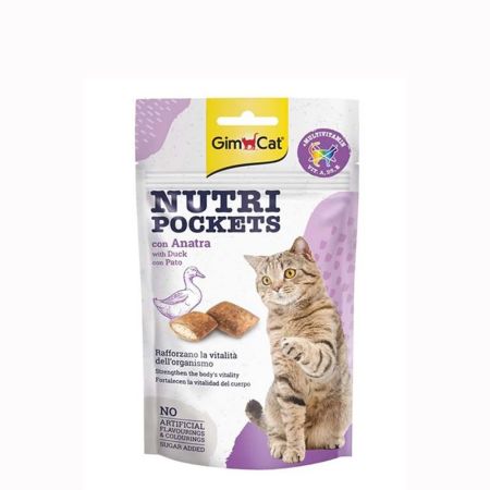 GimCat Nutri Pockets Ördekli Kedi Ödül Maması 60 gr