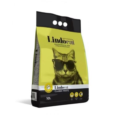 Lindocat Kokusuz Kalın Taneli Topaklanan Bentonit Kedi Kumu 10 lt