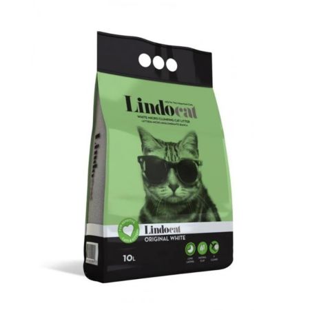 Lindocat Kokusuz İnce Taneli Topaklanan Bentonit Kedi Kumu 10 lt