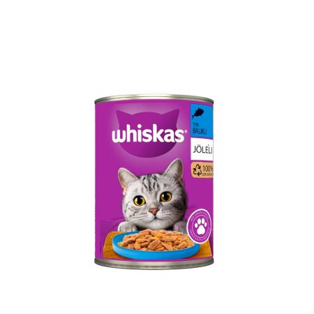 Whiskas Jöle İçinde Ton Balıklı Yetişkin Kedi Konservesi 400 gr