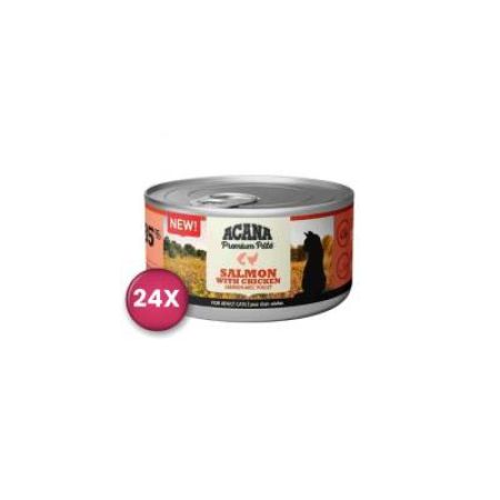 Acana Premium Pate (Ezme) Somon Balıklı ve Tavuklu Kedi Konservesi 85 gr x 24