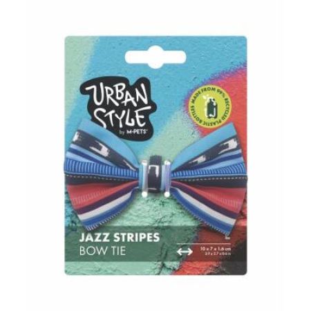 M-Pets Urban Style Jazz Stripes Kedi Papyonu L