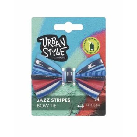 M-Pets Urban Style Jazz Stripes Kedi Papyonu M