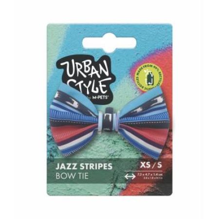 M-Pets Urban Style Jazz Stripes Kedi Papyonu XS-S