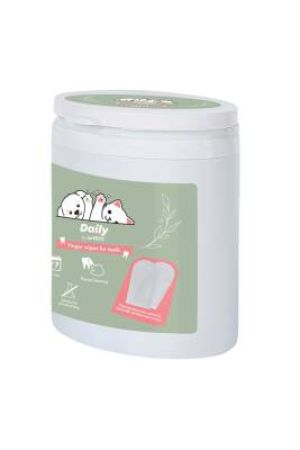 M-Pets Daily Kedi Ve Köpek Diş Temizliği Için Parmak Pedi 50'li