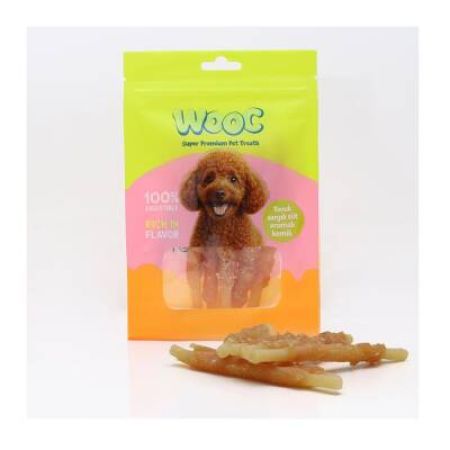 Wooc Tavuk Sargılı Süt Aromalı Köpek Ödülü 75 Gr