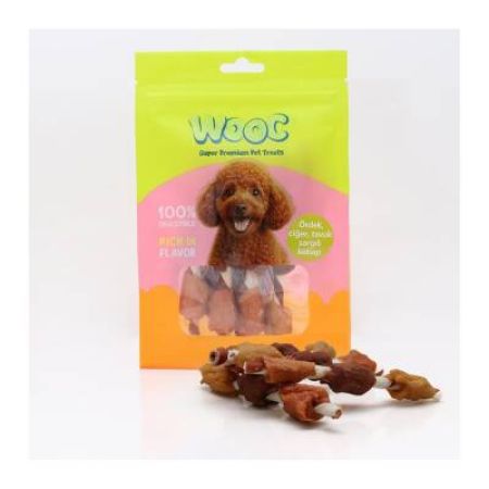 Wooc Ördek, Ciğer, Tavuk Sargılı Köpek Ödülü 75 Gr
