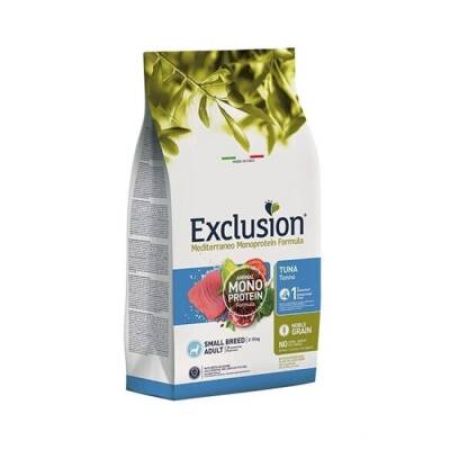 Exclusion Monoprotein Ton Balıklı ve Narlı Düşük Tahıllı Küçük Irk Yetişkin Köpek Maması 2 Kg