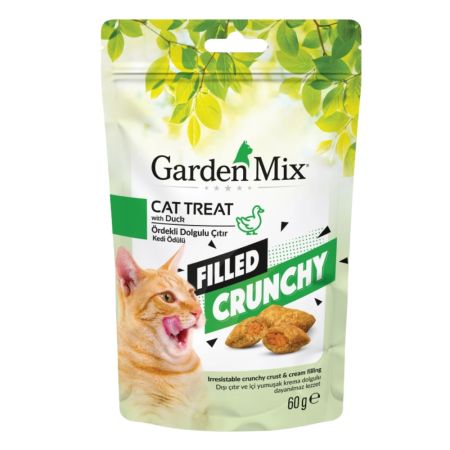 Garden Mix Ördekli İçi Dolgulu Kedi Ödül Maması 60 gr