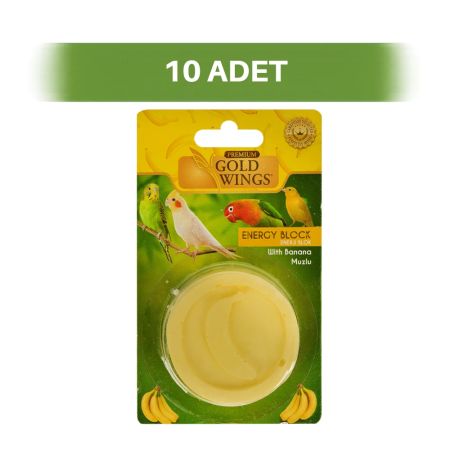 Gold Wings Premium Muzlu Kuş Enerji Bloğu 5 cm 10'lu