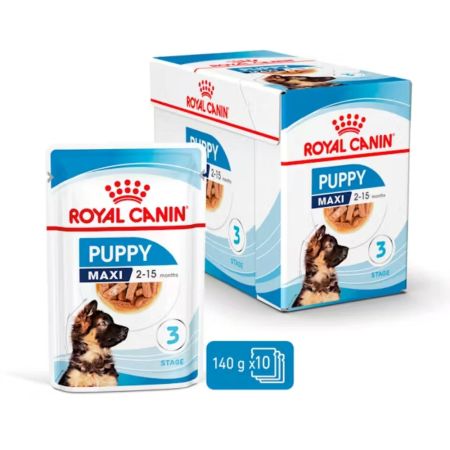 Royal Canin Sos İçinde Büyük Irk Pouch Yavru Köpek Yaş Maması 10 x 140 gr