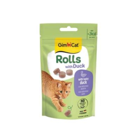 Gimcat Rolls with Duck Ördekli Kedi Ödül Tableti 50 Gr