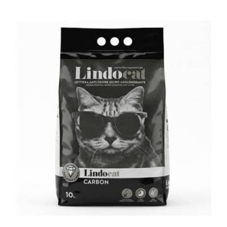 Lindocat Carbon Ekstra Güçlü Topaklanan Kedi Kumu 10 Lt