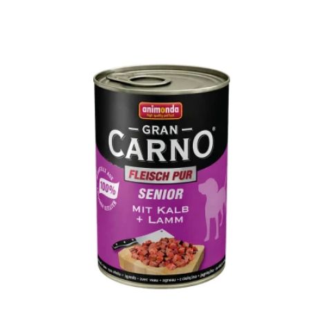 Animonda GranCarno Sığır Etli ve Kuzu Etli Yaşlı Köpek Konservesi 6 x 400 gr