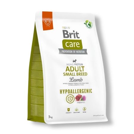 Brit Care Hipoalerjenik Kuzulu ve Pirinçli Küçük Irk Yetişkin Köpek Maması 3 kg