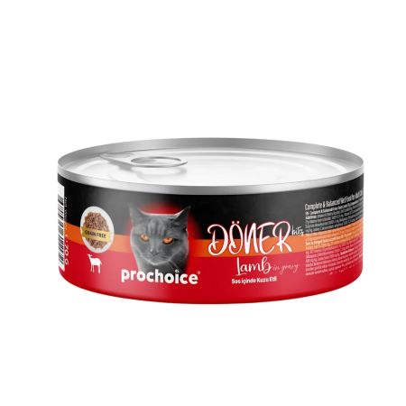 Prochoice Döner Bites Sos İçinde Kuzu Etli Yetişkin Kedi Konservesi 70 gr