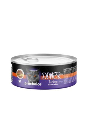 Prochoice Döner Bites Sos İçinde Hindili Yetişkin Kedi Konservesi 70 gr