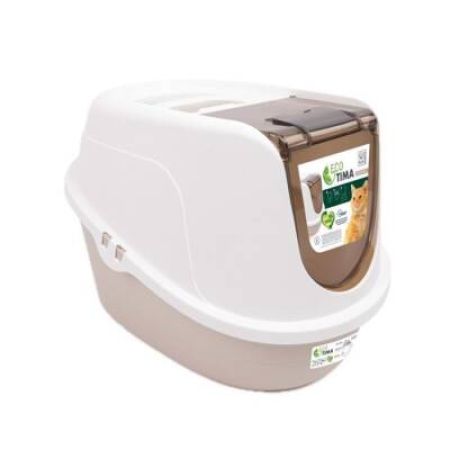 M-Pets Eco Tıma Kedi Tuvaleti Bej L