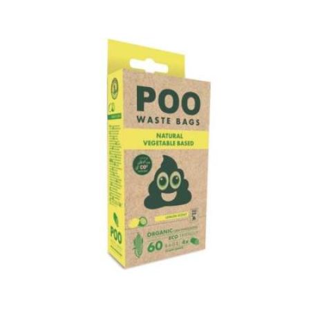 M-PETS POO Dışkı Poşeti 15 Yaprak Limon Kokulu 4lü Paket